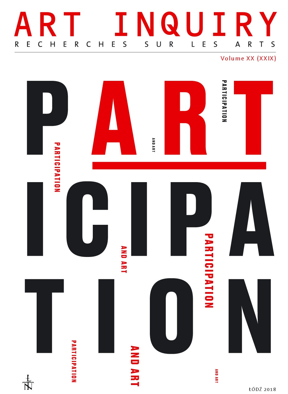 					View Vol. 20 (2018): Participation and art
				